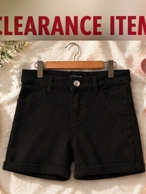 Wonder Nation Black Shorts Size 2T Girls Kids